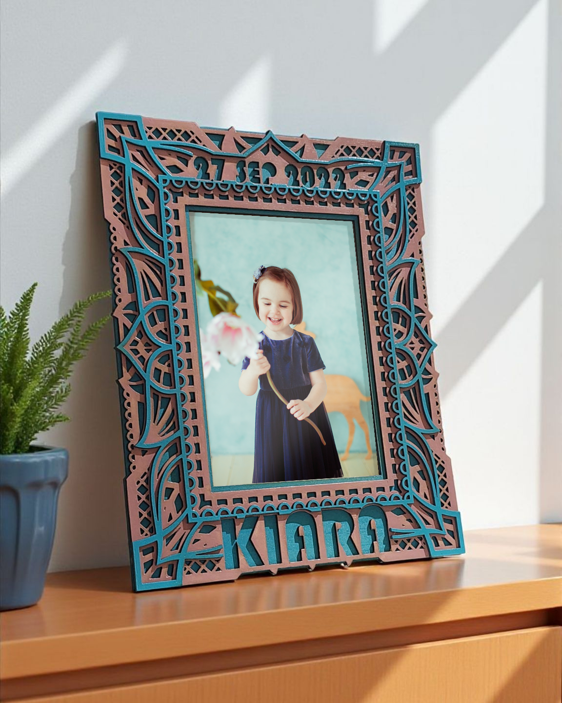 Personalized photo frame made by RAD